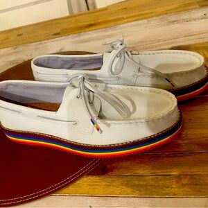 Sperry Women’s Size 8 Pride Leather Sneakers NEW